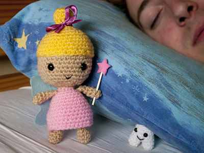 Amigurumi Tooth Fairy and Happy Tooth