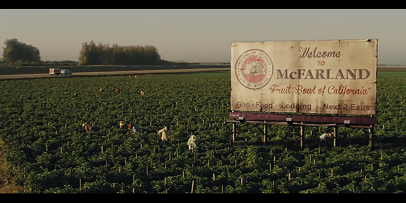 Screenshot: "McFarland, USA" opening sequence. © Disney, 2014